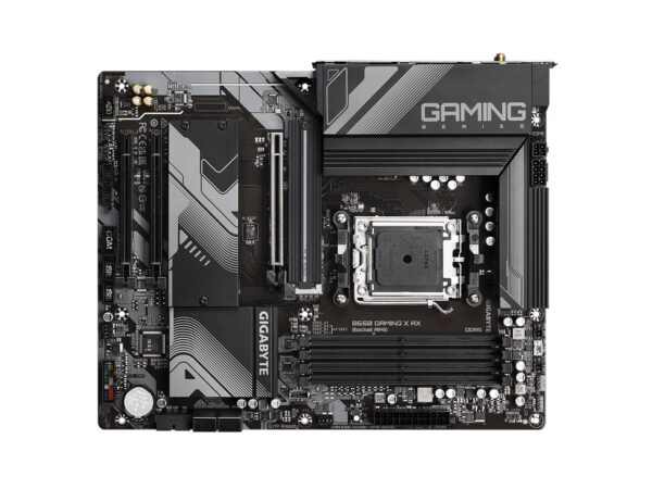 GIGABYTE B650 Gaming X AX (AM5/ LGA 1718/ AMD/ B650/ ATX/ 5-Year Warranty/ DDR5/ PCIe 4.0 M.2/ PCIe 4.0/ USB 3.2 Gen2x2 Type-C/AMD Wi-Fi 6E/ Realtek 2.5GbE LAN/Motherboard) (Renewed) - Image 5