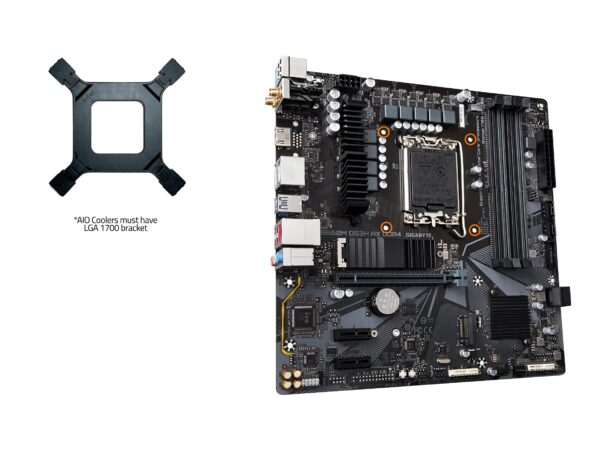 GIGABYTE B660M DS3H AX DDR4 (B660/ Intel/LGA 1700/ Micro-ATX/ DDR4/ Dual M.2/ PCIe 4.0/ USB 3.2 Gen2 Type-C/ 2.5GbE LAN/Motherboard) (Renewed) - Image 2