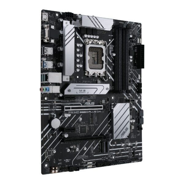 ASUS Prime B660-PLUS D4 LGA 1700(Intel 12th Gen) ATX Motherboard(PCIe 4.0, DDR4,3xM.2 Slots, 2.5Gb LAN, Rear USB 3.2 Gen 2x2 Type-C, Front USB 3.2 Gen 1 Type-C, Thunderbolt 4 Header Support) (Renewed) - Image 3