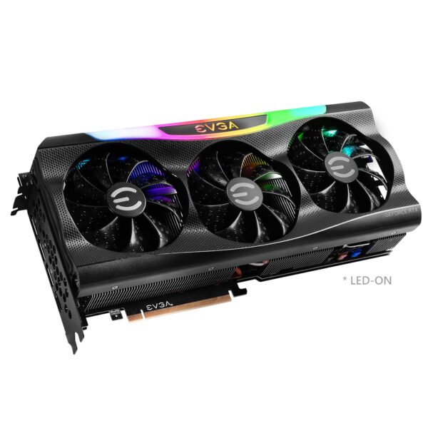 EVGA GeForce RTX 3070 Ti FTW3 Ultra Gaming, 8GB GDDR6X, 19000MHz Memory, 1860MHz GPU, 3 Fans, ARGB LED, Metal Backplate, PCIe 4.0, DisplayPort, Desktop Compatible - Image 5