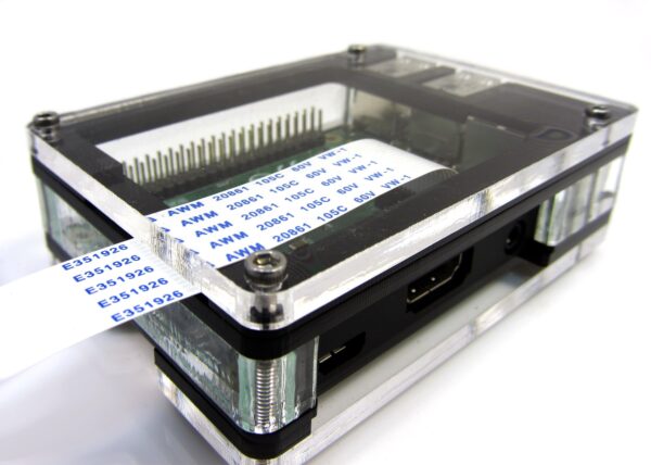 Zebra Deep - Case for Raspberry Pi B+ and 2B (Black Ice) ~ C4Labs - Image 3