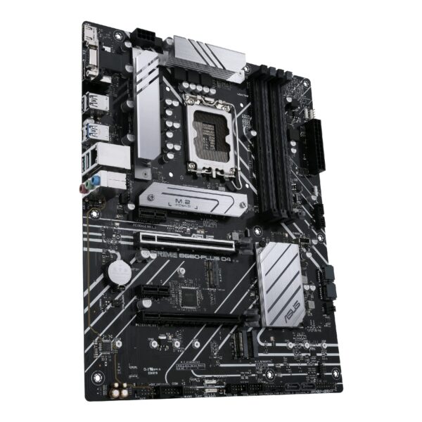ASUS Prime B660-PLUS D4 LGA 1700(Intel 12th Gen) ATX Motherboard(PCIe 4.0, DDR4,3xM.2 Slots, 2.5Gb LAN, Rear USB 3.2 Gen 2x2 Type-C, Front USB 3.2 Gen 1 Type-C, Thunderbolt 4 Header Support) (Renewed) - Image 4