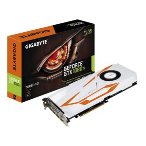 Gigabyte GV-N108TTURBO-11GD AORUS GeForce GTX 1080 Ti Turbo 11G Graphic Cards (Renewed)