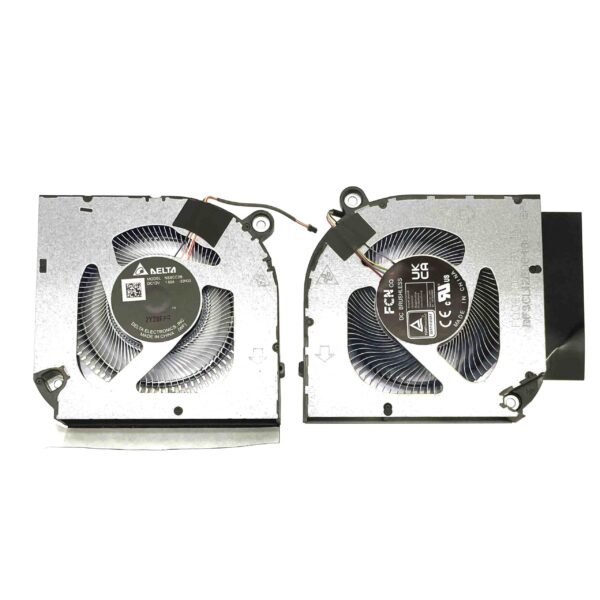BestParts New CPU+GPU Cooling Fan Replacement for ACER Predator Helios Neo 16/18 (PHN16-71 PHN18-71), P/N: 23.QLTN7.001 23.QLTN7.002 (AeroBlade Metal Fan Blades +ABS Fan Blades) 12v