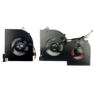 BestParts New CPU+GPU Cooling Fan Pair Fans Replacement for MSI GS65 Stealth Thin Laptop MS-16Q2 16Q2-CPU-CW 16Q2-GPU-CW Series