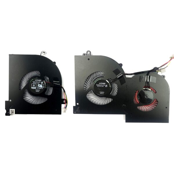 BestParts New CPU+GPU Cooling Fan Pair Fans Replacement for MSI GS65 Stealth Thin Laptop MS-16Q2 16Q2-CPU-CW 16Q2-GPU-CW Series