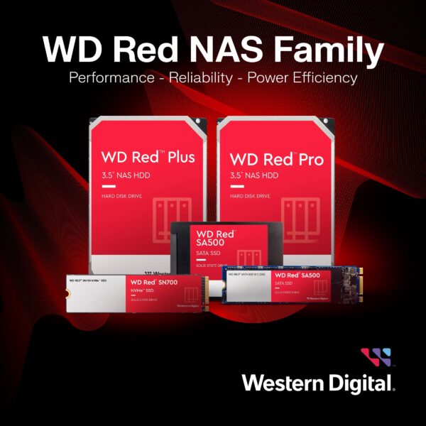 Western Digital 4TB WD Red Plus NAS Internal Hard Drive HDD - 5400 RPM, SATA 6 Gb/s, CMR, 256 MB Cache, 3.5 -WD40EFPX (Renewed) - Image 8