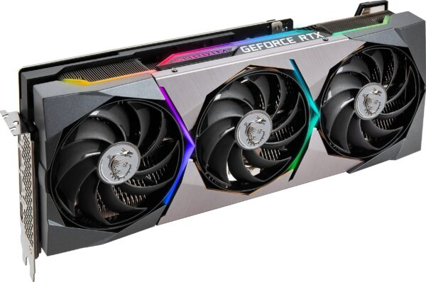 MSI Gaming GeForce RTX 3080 LHR 10GB GDRR6X 320-Bit HDMI/DP Nvlink Torx Fan 4 RGB Ampere Architecture Graphics Card (RTX 3080 Suprim X 10G LHR) (Renewed) - Image 3