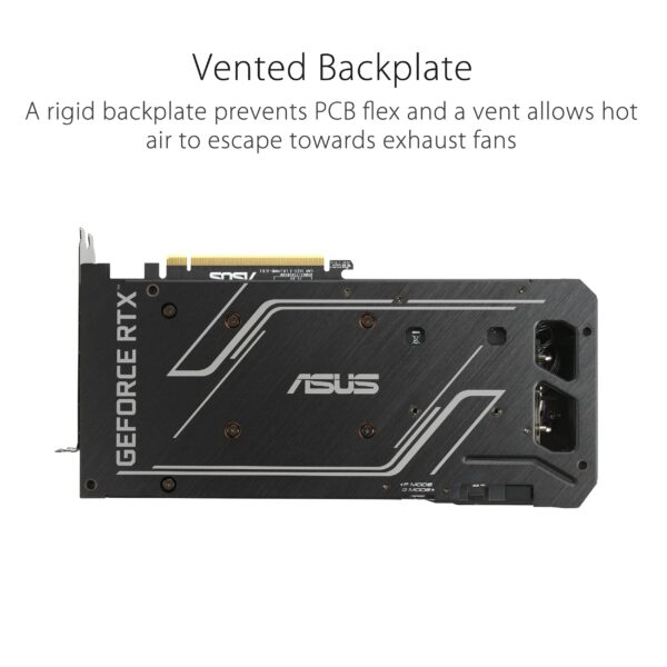 ASUS KO NVIDIA GeForce RTX 3060 Ti V2 OC Edition 8GB GDDR6 Gaming Graphics Card- PCIe 4.0, 8GB GDDR6 memory, LHR, HDMI 2.1, DisplayPort 1.4a, Axial-tech Fan Design, 0dB technology (Renewed) - Image 7