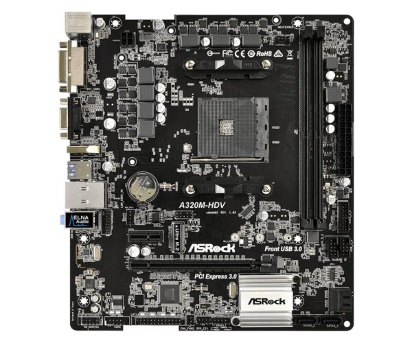 ASRock A320M-HDV Motherboard (Renewed) - Image 3