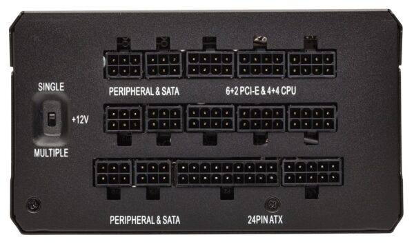 CORSAIR HX Series, HX1200, 1200 Watt, 80+ Platinum Certified, Fully Modular Power Supply (Renewed) - Image 3
