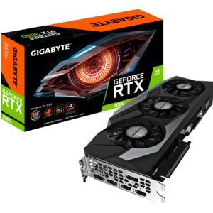 Gigabyte GeForce RTX 3090 GAMING OC 24G Graphics Card, 3x WINDFORCE Fans, 24GB 384-Bit GDDR6X, GV-N3090GAMING OC-24GD Video Card (Renewed)