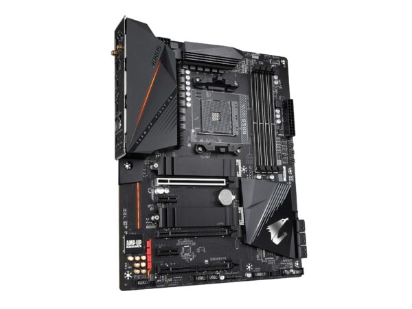 GIGABYTE B550 AORUS PRO AC-R (AM4 AMD/B550/ATX/Dual M.2/SATA 6Gb/s/USB 3.2 Gen 2/Intel Dual Band 802.11AC WiFi/2.5 GbE LAN/PCIe 4.0/RGB Fusion 2.0/DDR4/Gaming Motherboard) (RENEWED) - Image 3