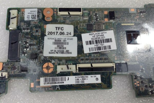 822636-001 for HP 11 G4 Chromebook Motherboard 4GB Intel Celeron N2840 Processor 100% Full Tested - Image 4