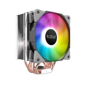 CPU Air Cooler GI-X7 Fan 6 Copper Heatpipes Desktop Computer Mute 4-pin Temperature Controlled PWM CPU Air Cooler for Intel Core i7/i5/i3, AMD Series, PC Computer Case