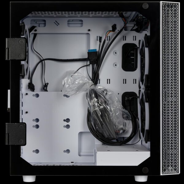 CLX Sphynx Micro Tower White, Tempered Glass, Full Size Window, no PSU, MATX - Image 2