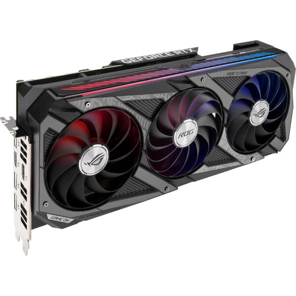 ASUS ROG Strix NVIDIA GeForce RTX 3070 V2 OC Edition Gaming Graphics Card (PCIe 4.0, 8GB GDDR6, LHR, HDMI 2.1, DisplayPort 1.4a, Axial-tech, 2.9-Slot, Super Alloy Power II, GPU Tweak II) (Renewed) - Image 4
