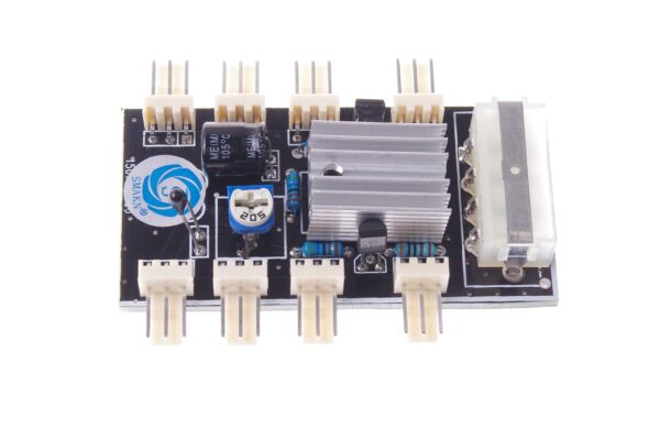 SMAKN PC FAN HUB temperature-controlled supports 8 Ports 12V 3pin Fan Cable - Image 4