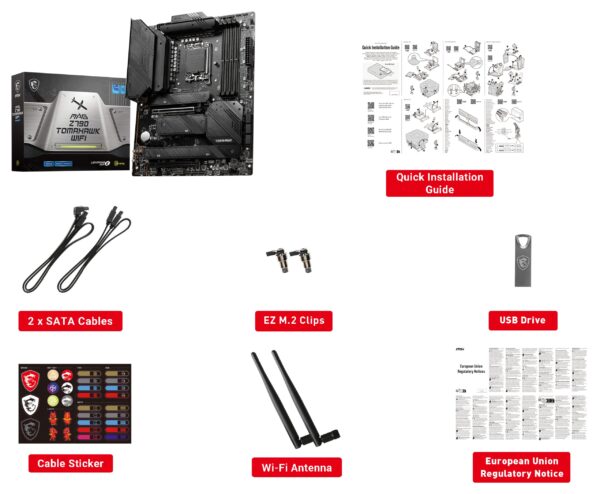 MSI MAG Z790 Tomahawk WiFi Computer Gaming Motherboard (Supports 12th/13th Gen Intel Processors, LGA 1700, DDR5, PCIe 5.0, M.2, USB 3.2 Gen2, Wi-Fi 6E, ATX) Intel Gaming PC Motherboards (Renewed) - Image 7