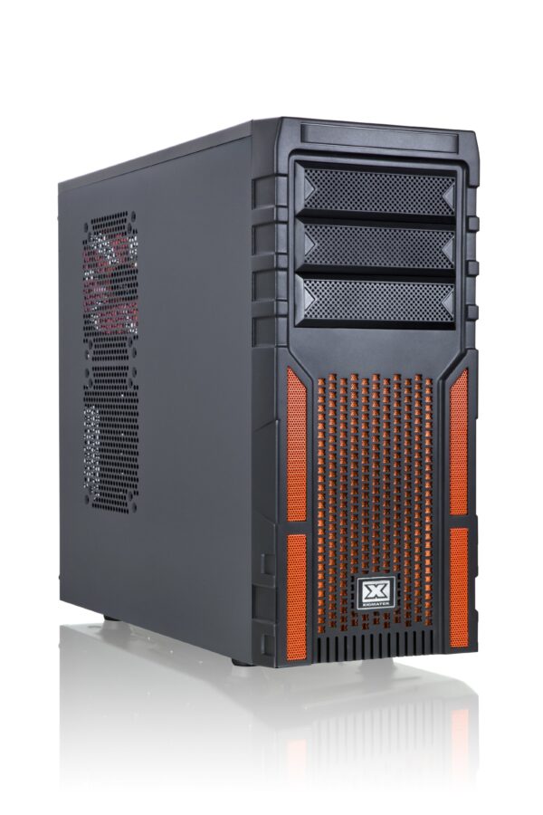 Xigmatek Mid-ATX Tower Case Asgard 381 (Orange) - Image 5