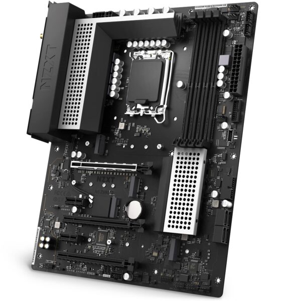 NZXT N5 Z690 Motherboard - N5-Z69XT-W1 - Intel Z690 chipset (Supports 12th Gen CPUs) - ATX Gaming Motherboard - Integrated I/O Shield - WiFi 6E connectivity - Bluetooth V5.2 - White (Renewed) - Image 6