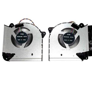BestParts New Genuine CPU+GPU Cooling Fan Replacement for ASUS ROG Strix Scar 17 SE 2022 (G733CM G733CW G733CX), P/N: 13NR0DB0P01011 13NR0DB0P02011 (Only fit for 2022 Version)
