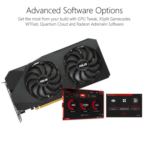 ASUS AMD Radeon RX 5700 Overclocked 8G GDDR6 Dual Fan EVO Edition HDMI DisplayPort Gaming Graphics Card (DUAL-RX5700-O8G-EVO) (Renewed) - Image 5