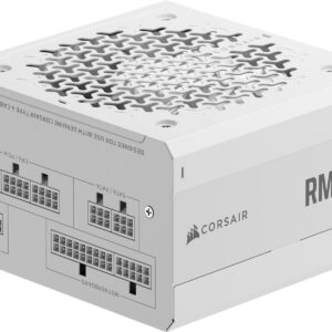 CORSAIR RM850e (2025) Fully Modular Low-Noise ATX Power Supply with 12V-2x6 Cable – ATX 3.1 & PCIe 5.1 Compliant, Cybenetics Gold Efficiency, 105°C-Rated Capacitors, Modern Standby Mode – White