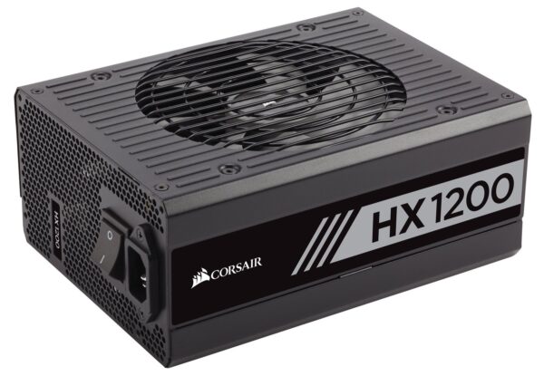 CORSAIR HX Series, HX1200, 1200 Watt, 80+ Platinum Certified, Fully Modular Power Supply (Renewed) - Image 2