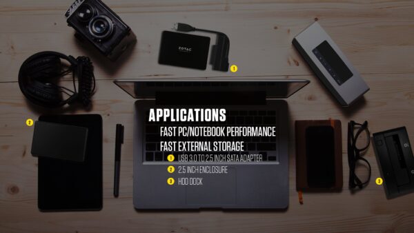 ZOTAC 120GB SSD MLC SATA III Internal 2.5” 7mm height (ZTSSD-A4P-120G) - Image 5