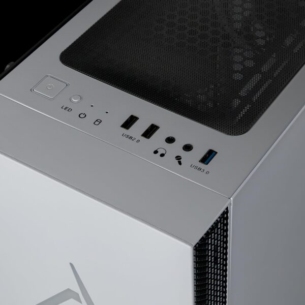 CLX Sphynx Micro Tower White, Tempered Glass, Full Size Window, no PSU, MATX - Image 6