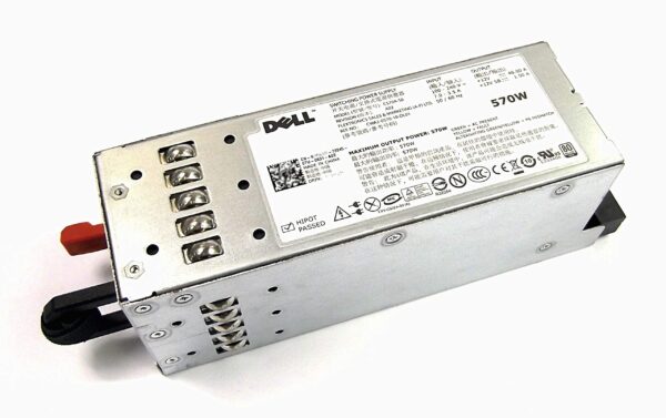 Dell MYXYH 570W HS PSU Power Supply for Dell PowerEdge R710, T610 Server (Renewed)