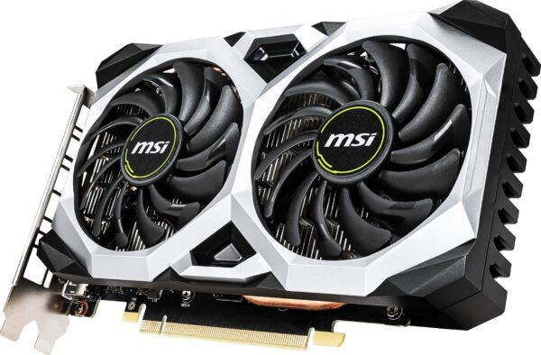 MSI GeForce GTX 1660 VENTUS XS 6G OC Gaming Graphics Card 192-Bit HDMI/DP 6GB GDRR5 HDCP Support DirectX 12 Dual Fan VR Ready OC, NVIDIA GPU Video Card for PC Gaming, Computer Graphics Cards (Renewed) - Image 2