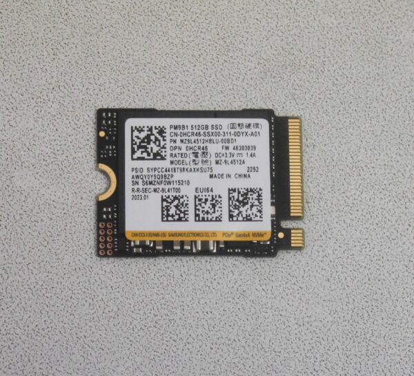 ACS OF MIAMI MZ9L4512HBLU-00BD1 Ssd 512Gb Dc 3.3V 1.4A Solid State Drive Replacement Part