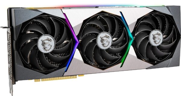 MSI Gaming GeForce RTX 3080 LHR 10GB GDRR6X 320-Bit HDMI/DP Nvlink Torx Fan 4 RGB Ampere Architecture Graphics Card (RTX 3080 Suprim X 10G LHR) (Renewed) - Image 4