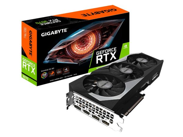 Gigabyte GeForce RTX 3070 Gaming OC 8G Graphics Card, 3X WINDFORCE Fans, 8GB 256-Bit GDDR6, GV-N3070GAMING OC-8GD Video Card (Renewed)