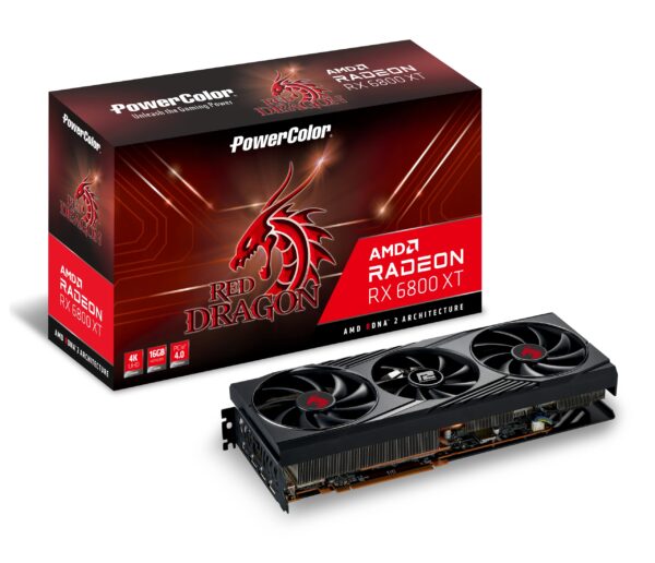 PowerColor AMD Radeon RX 6800 XT Gaming Graphics Card with 16GB GDDR6, Raytracing, PCIe 4.0, HDMI 2.1, AMD Infinity Cache (Renewed)