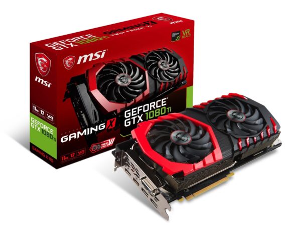 MSI GAMING GeFroce GTX 1080 Ti 11GB GDRR5X DirectX 12 352-bit VR Ready Graphics Card (GTX 1080 TI GAMING X 11G) (Renewed)