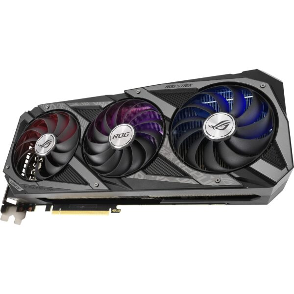 ASUS ROG Strix NVIDIA GeForce RTX 3070 V2 OC Edition Gaming Graphics Card (PCIe 4.0, 8GB GDDR6, LHR, HDMI 2.1, DisplayPort 1.4a, Axial-tech, 2.9-Slot, Super Alloy Power II, GPU Tweak II) (Renewed) - Image 3