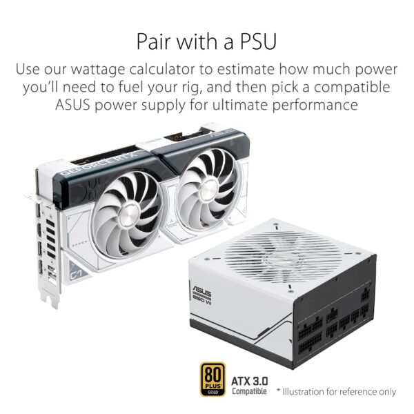 ASUS Geforce RTX 4070 Super OC 12GB White Graphic Card DUAL-RTX4070S-O12G-WHITE - Image 6