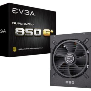 EVGA SuperNOVA 120-GP-0850-X1, 850 G+, 80 Plus Gold 850W, Fully Modular, FDB Fan, 10 Year Warranty, Includes Power ON Self Tester, Power Supply (Renewed)