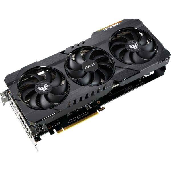 ASUS TUF Gaming NVIDIA GeForce RTX 3060 Ti V2 OC Edition Graphics Card (PCIe 4.0, 8GB GDDR6, LHR, HDMI 2.1, DisplayPort 1.4a, Dual Ball Fan Bearings, Military-Grade , GPU Tweak II) (Renewed) - Image 3