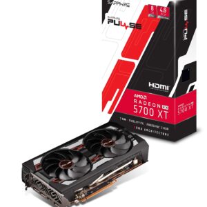 Sapphire Technology 11293-01-20G Radeon Pulse RX 5700 Xt 8GB GDDR6 HDMI/ TRIPLE DP OC w/ Backplate (UEFI) PCIe 4.0 Graphics Card (Renewed)