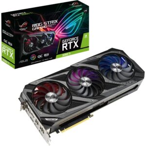 ASUS ROG Strix NVIDIA GeForce RTX 3060 Ti V2 OC Edition Gaming Graphics Card (PCIe 4.0, 8GB GDDR6, LHR, HDMI 2.1, DisplayPort 1.4a, Axial-tech Fan Design, 2.9-slot, Super Alloy Power II) (Renewed)