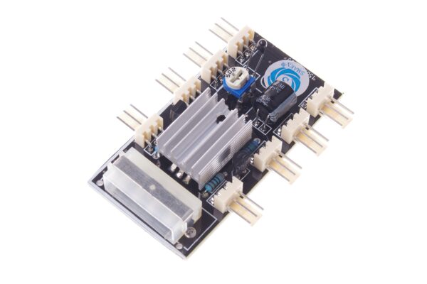SMAKN PC FAN HUB temperature-controlled supports 8 Ports 12V 3pin Fan Cable - Image 7
