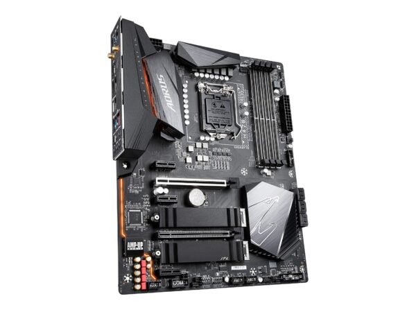 Gigabyte H470 AORUS PRO AX (LGA1200/INTEL/H470/ATX/SATA 6Gb/s/USB3.2 Gen 2/WiFi 6/2.5 GbE LAN/HDMI/DP/Dual M.2/DDR4/Motherboard) (Renewed) - Image 4