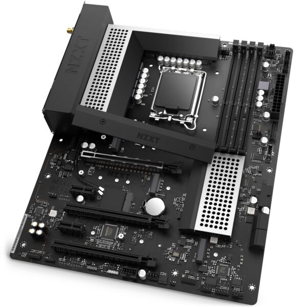 NZXT N5 Z690 Motherboard - N5-Z69XT-W1 - Intel Z690 chipset (Supports 12th Gen CPUs) - ATX Gaming Motherboard - Integrated I/O Shield - WiFi 6E connectivity - Bluetooth V5.2 - White (Renewed) - Image 8