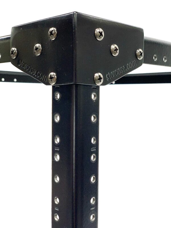 13 Deep Steel Server Rack Kit (Industry Standard 19 Width) 3/8 Square Holes - Image 4