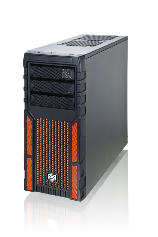 Xigmatek Mid-ATX Tower Case Asgard 381 (Orange) - Image 2