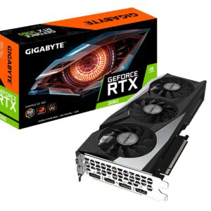 GIGABYTE GeForce RTX 3060 Gaming OC 12G Graphics Card, 3X WINDFORCE Fans, 12GB 192-bit GDDR6, GV-N3060GAMING OC-12GD Video Card (Renewed)